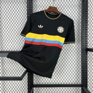 Camiseta Colombia Centenario 2024-25 Fan (Negra)
