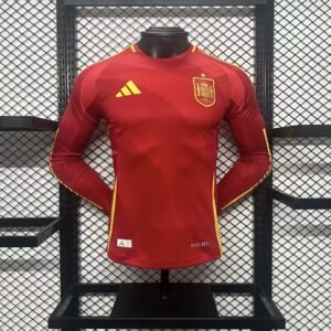 Camiseta España 2024-25 Local Jugador Manga Larga