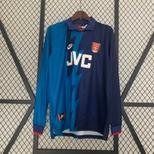 Camiseta Arsenal 1995-96 Visitante Retro Manga Larga