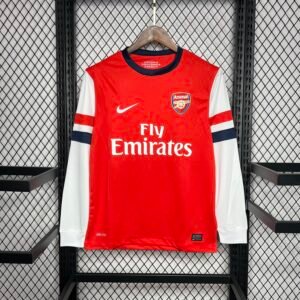 Camiseta Arsenal 2012-13 Local Retro Manga Larga