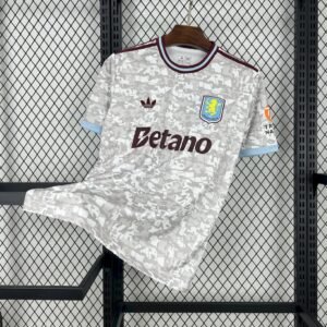 Camiseta Aston Villa 2025-26 Tercera Equipacion Fan