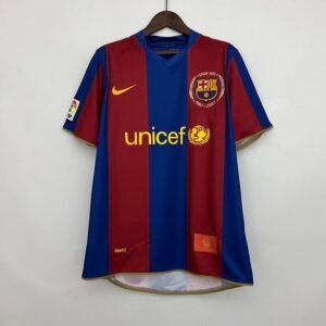 Camiseta Barcelona 2007-08 Local Retro
