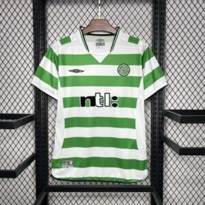 Camiseta Celtic 2001-03 Local Retro