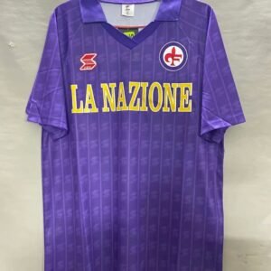 Camiseta Fiorentina 1998-99 Local Retro LA NAZIONE