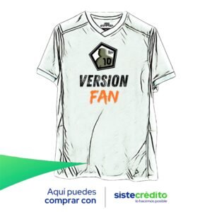 Camiseta Versión fan (SISTECREDITO)