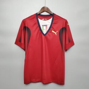 Camiseta Italia 2006 Local Retro Portero Roja