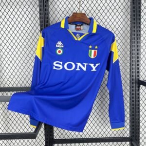 Camiseta Juventus 1995-96 Visitante Retro Manga Larga