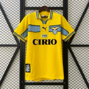 Camiseta Lazio 1998-99 Amarilla Retro