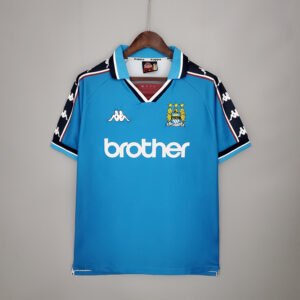 Camiseta Manchester City 1997-99 Local Retro