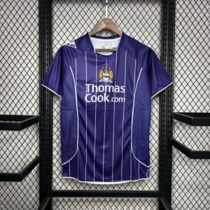 Camiseta Manchester City 2007-08 Visitante Retro