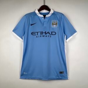 Camiseta Manchester City 2015-16 Local Retro