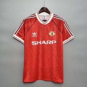 Camiseta Manchester United 1990-92 Local Retro