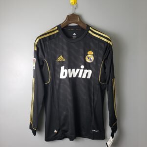 Camiseta Real Madrid 2012 Visitante Retro Manga Larga
