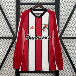 Camiseta River Plate 2003-04 Visitante Retro Manga Larga