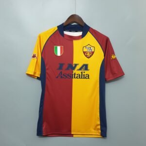 Camiseta Roma 2001-02 Local Retro