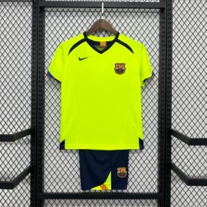 Camiseta Barcelona 2005-06 Visitante Retro Niño