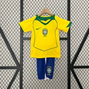 Camiseta Brasil 2004 Local Retro Niño