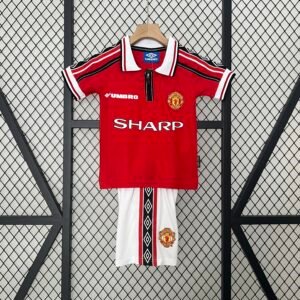 Camiseta Manchester United 1998-99 Local Retro Niño