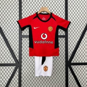 Camiseta Manchester United 2002-04 Local Retro Niño