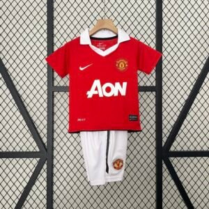 Camiseta Manchester United 2010-11 Local Retro Niño