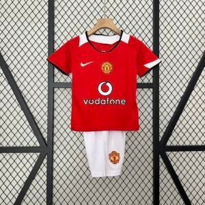 Camiseta Manchester United 2012-13 Roja Retro Niño