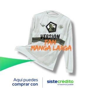 Camiseta Versión fan - Manga larga (SISTECREDITO)