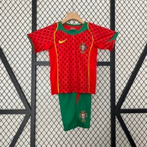 Camiseta Portugal 2004 Local Retro Niños