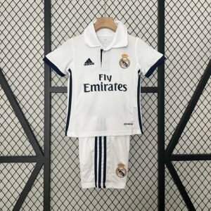 Camiseta Real Madrid 2016-17 Local Retro Niños