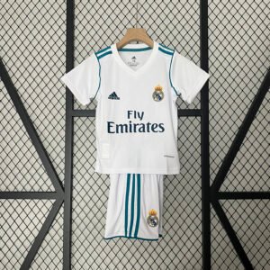 Camiseta Real Madrid 2017-18 Local Retro Niños